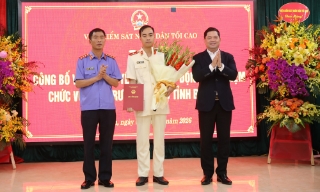 Đồng chí Phạm Hải Anh giữ chức Viện trưởng Viện Kiểm sát nhân dân tỉnh Bắc Ninh